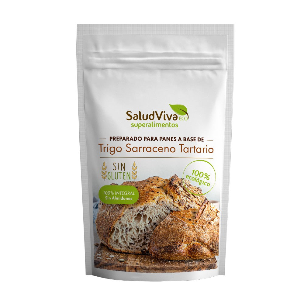Preparado para Panes a base de Trigo Sarraceno Tartario Eco · Salud Viva · 250 gramos