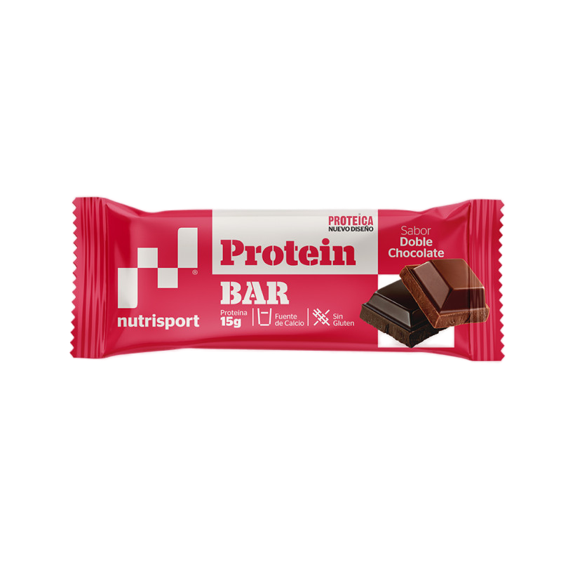 Protein Bar Doble Chocolate · Nutrisport · 44 gramos