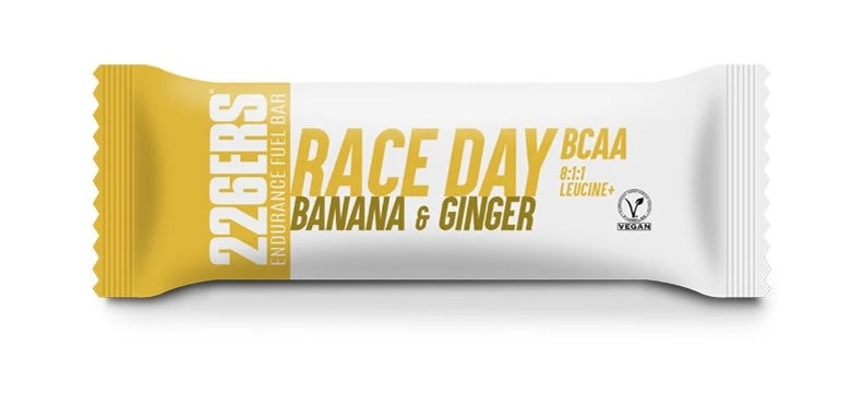 Barrita Energética Race Day: Sabor Plátano y Jengibre · 226ERS · 40 gramos