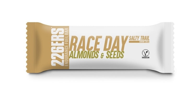 Barrita Energética Race Day Salty Trail: Sabor Almendras y Semillas · 226ERS · 40 gramos