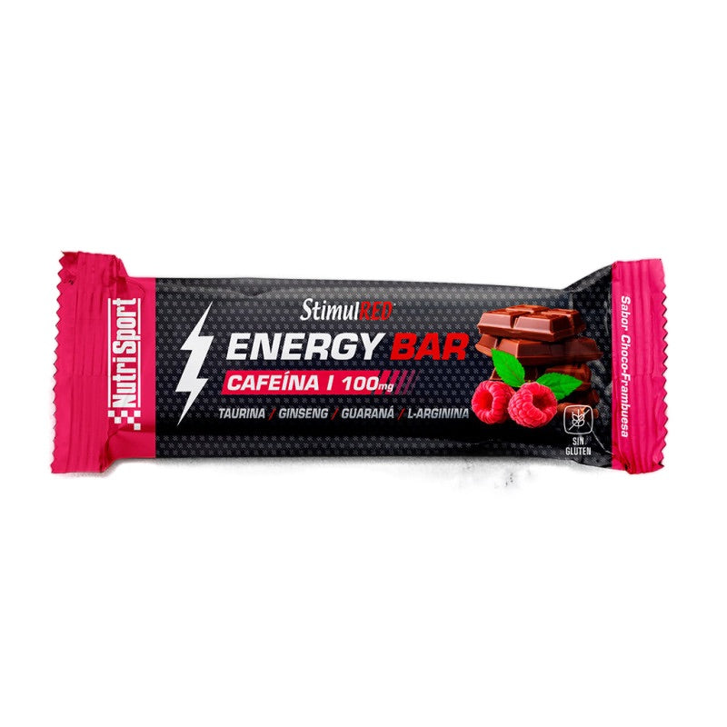 StimulRed Energy Bar Choco Frambuesa · Nutrisport · 40 gramos