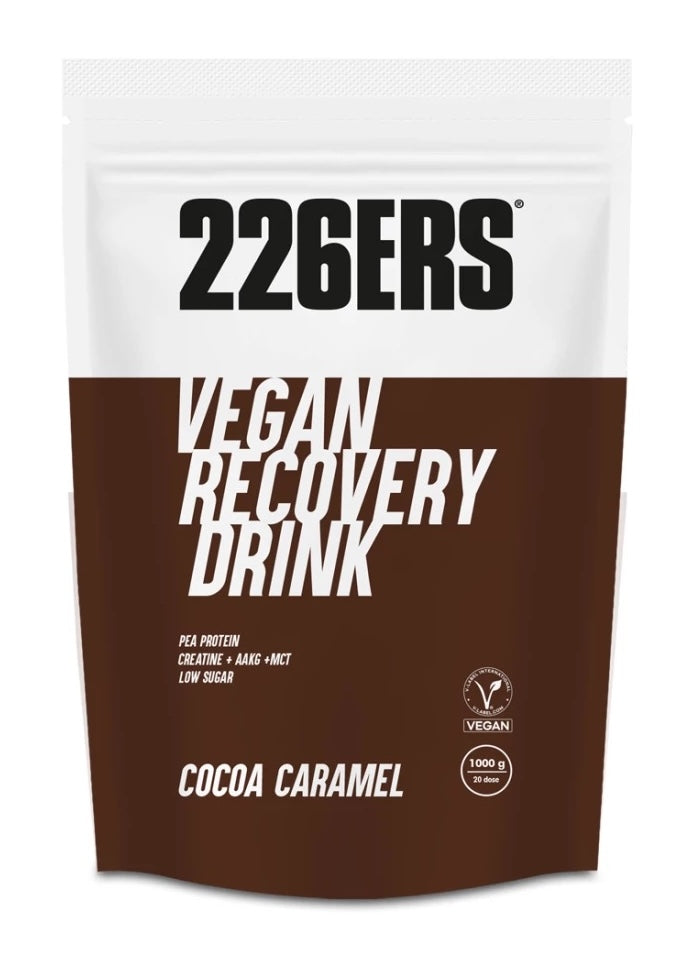 Vegan Recovery Drink - Recuperador Muscular: Sabor Choco-Caramelo · 226ERS · 1 kg