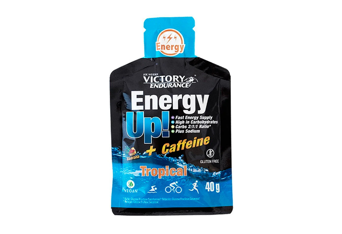 Energy Up Gel Tropical + Cafeína · Victory Endurance · 40 gramos