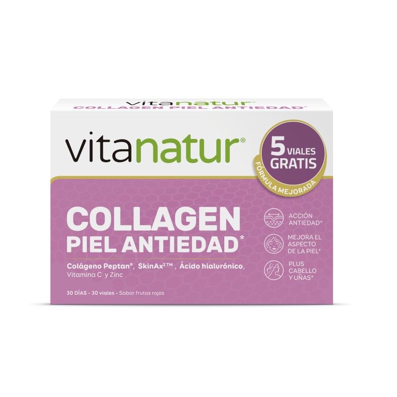 Vitanatur Collagen Piel Antiedad · Faes Farma · 25 viales