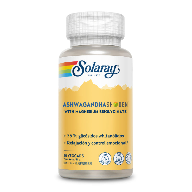 Ashwagandha Shoden · Solaray · 60 cápsulas