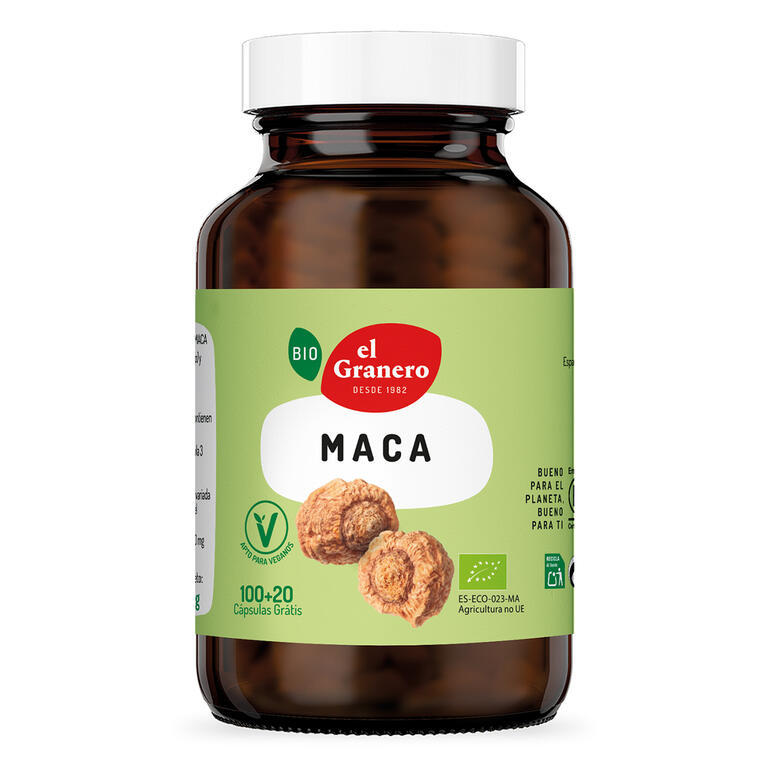 Maca BIO · El Granero Integral · 120 cápsulas