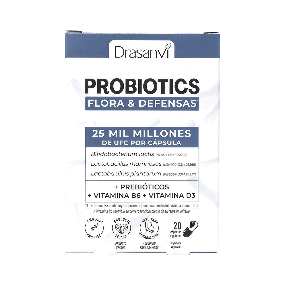 Probiotics Flora & Defensas · Drasanvi · 20 cápsulas