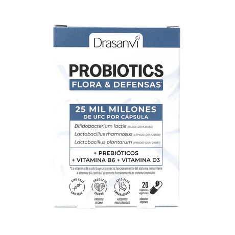 Probiotics Flora & Defensas · Drasanvi · 20 cápsulas