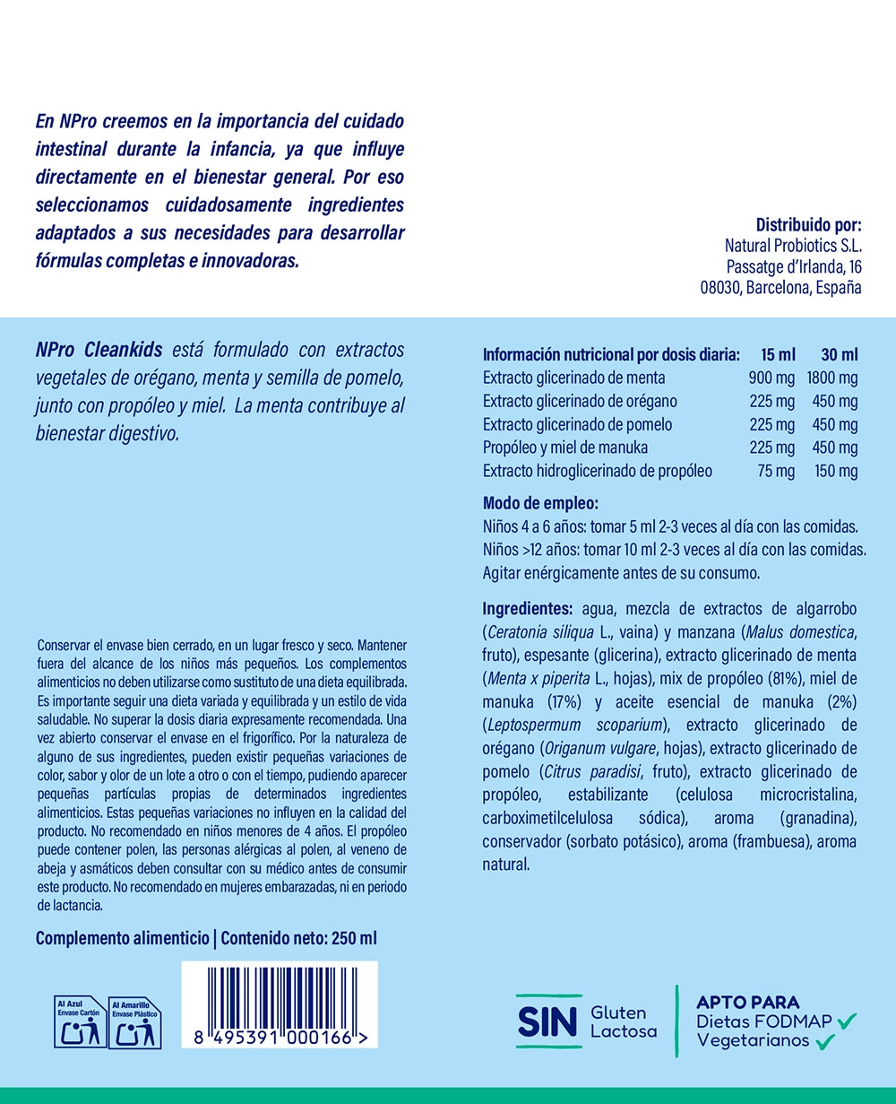 Cleankids NPro 250 ml