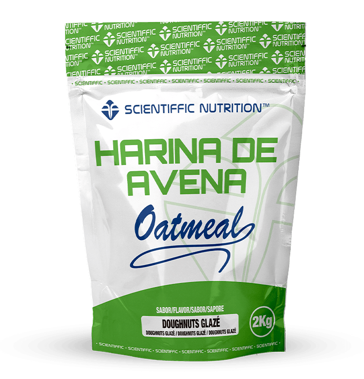 Harina de Avena Integral: Sabor Doughnuts Glazé · Scientiffic Nutrition · 2 kg