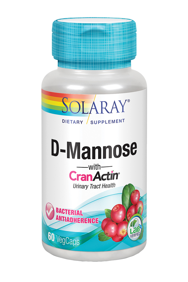 D-Manosa con CranActin · Solaray · 60 cápsulas