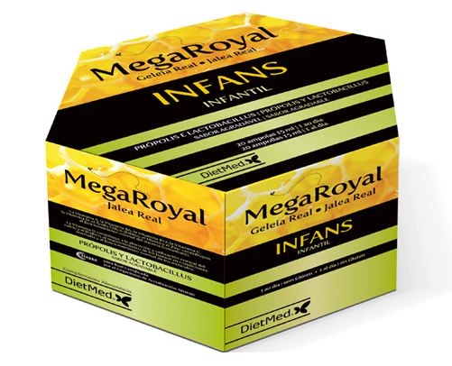 Megaroyal Infans · Dietmed · 20 ampollas