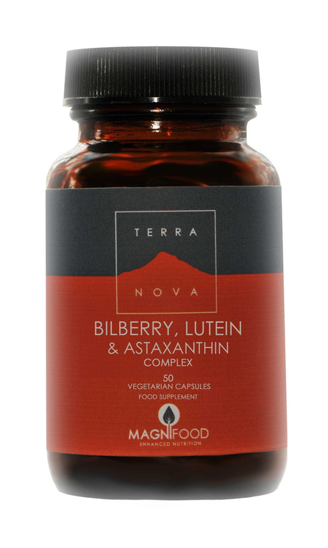 Mirtilo, Luteína y Astaxantina Complex · TerraNova · 50 cápsulas