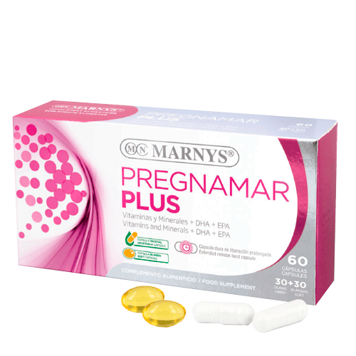 Pregnamar Plus · Marnys · 30 perlas + 30 cápsulas