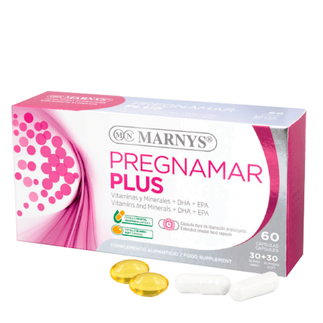 Pregnamar Plus · Marnys · 30 perlas + 30 cápsulas