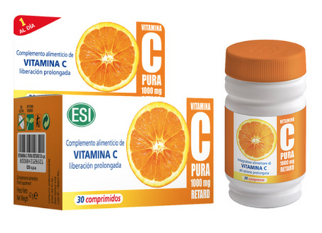 Vitamina C Pura 1.000 mg · ESI · 30 comprimidos