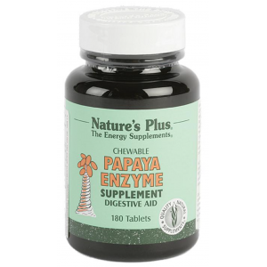 Papaya Enzyme · Nature's Plus · 180 comprimidos