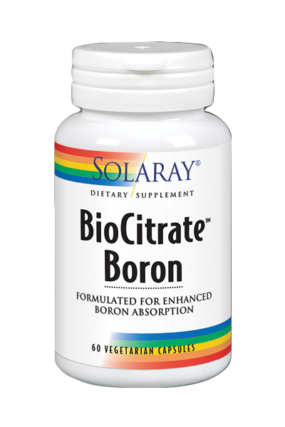 Boro Citrato · Solaray · 60 cápsulas