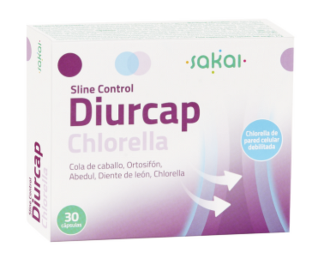 Diurcap Chlorella · Sakai · 30 cápsulas
