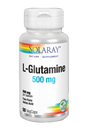 L-Glutamine 500 mg · Solaray · 50 cápsulas