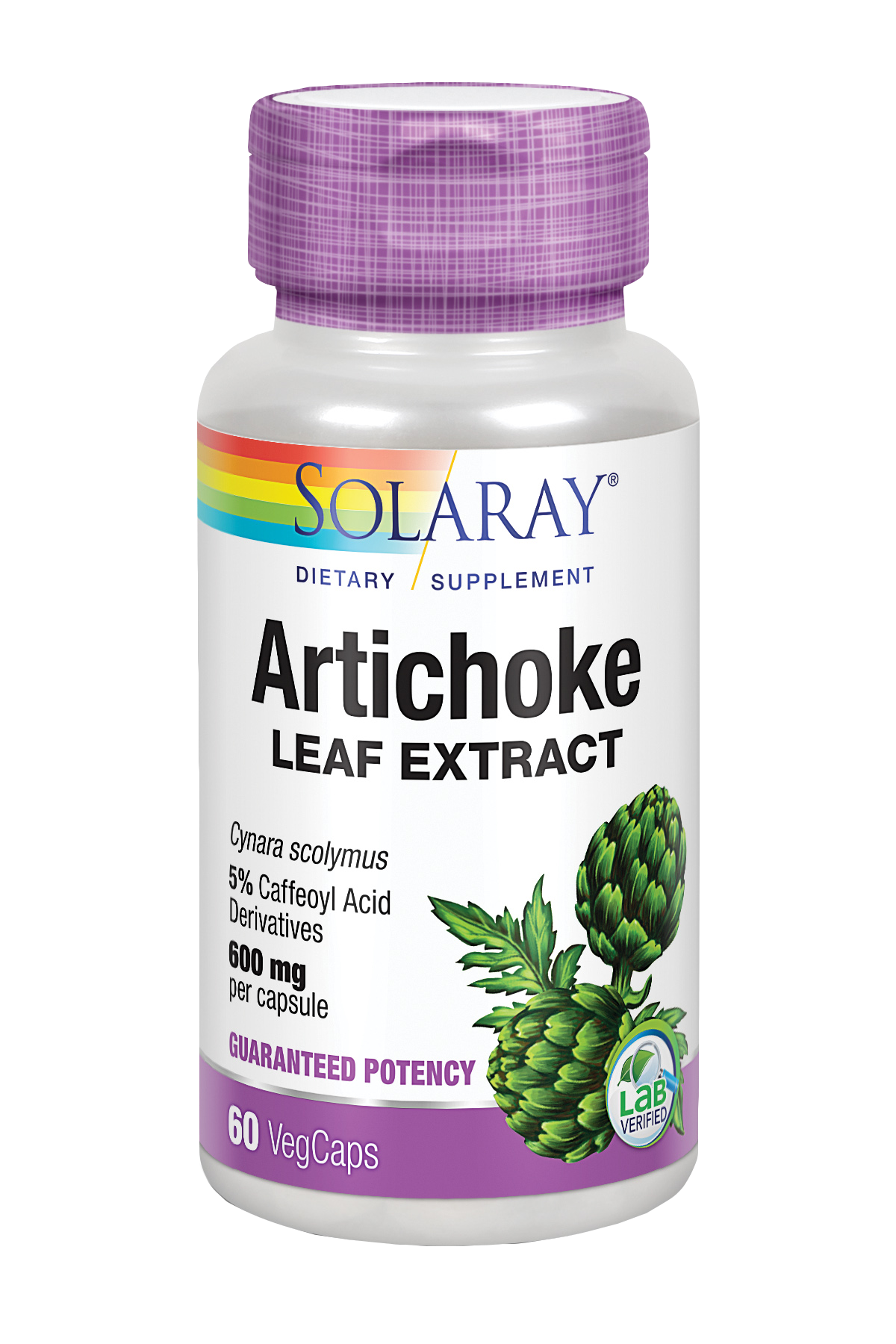 Artichoke (Alcachofa) · Solaray · 60 Cápsulas