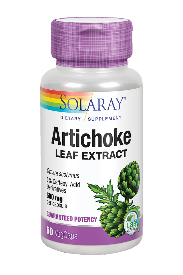Artichoke (Alcachofa) · Solaray · 60 Cápsulas