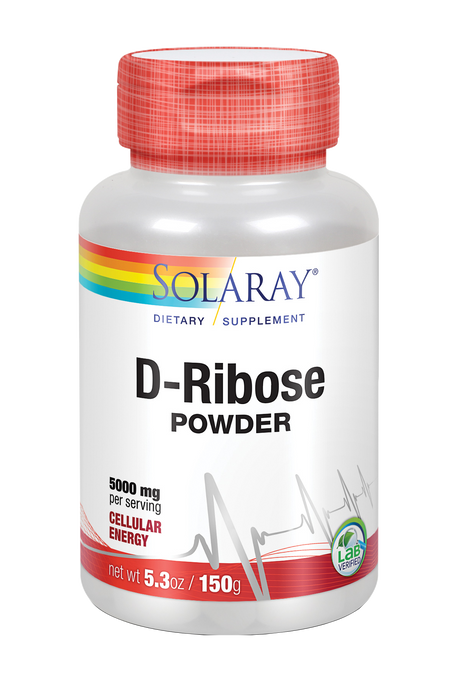 D-Ribosa · Solaray · 150 gramos