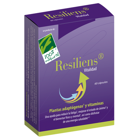 Resiliens Vitalidad · 100% Natural · 60 cápsulas
