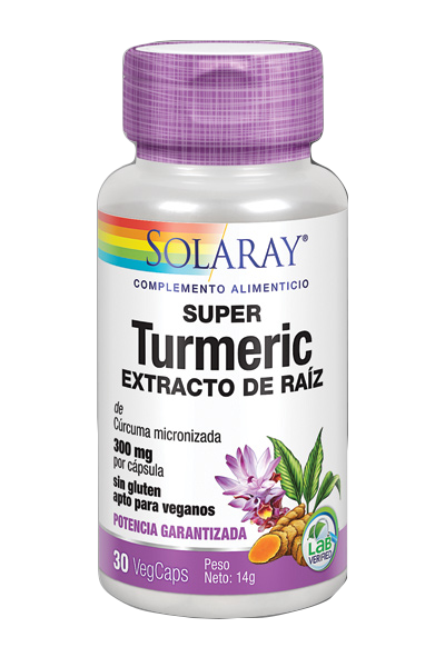 Super Turmeric (Curcuma) · Solaray · 30 cápsulas