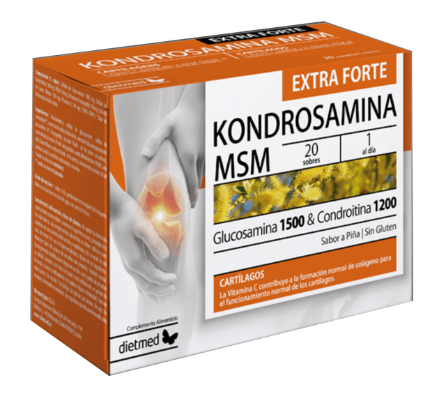 Kondrosamina MSM Extra Forte · DietMed · 20 sobres