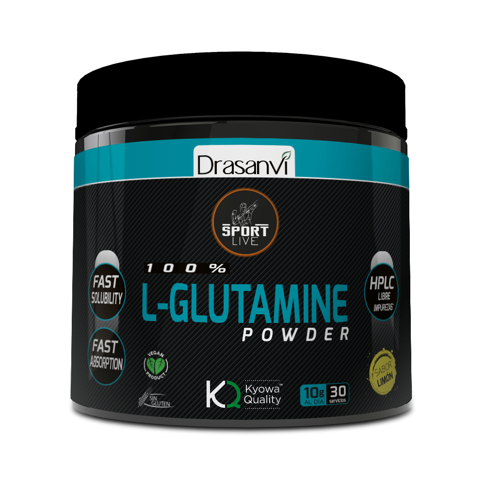 L-Glutamina Powder Limón - Sport Live · Drasanvi · 300 gramos