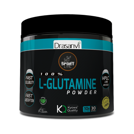 L-Glutamina Powder Limón - Sport Live · Drasanvi · 300 gramos