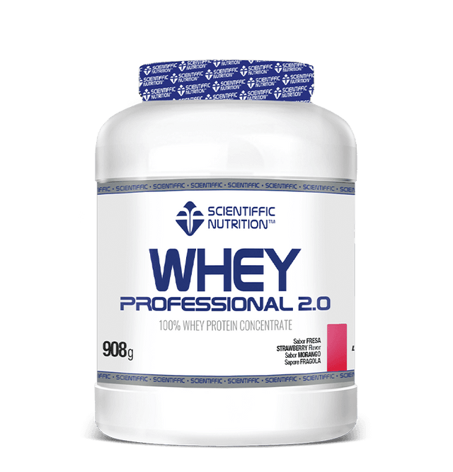 Whey Professional 2.0 Sabor Fresa 908 gramos