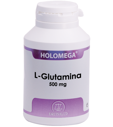 Holomega L-Glutamina · Equisalud · 180 cápsulas