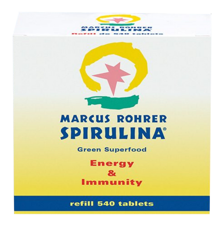 Spirulina · Marcus Rohrer · Recarga 540 comprimidos