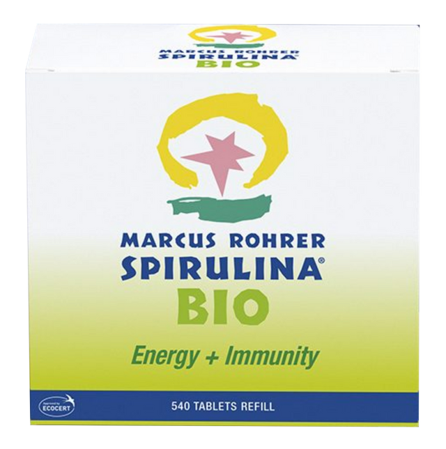 Spirulina BIO · Marcus Rohrer · Recarga 540 comprimidos