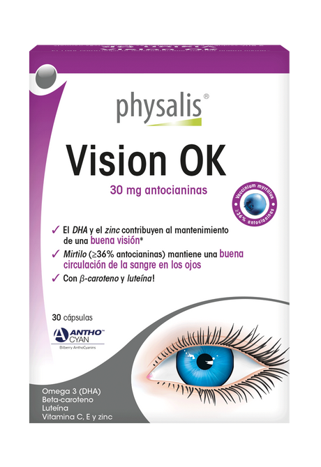 Vision OK · Physalis · 30 cápsulas