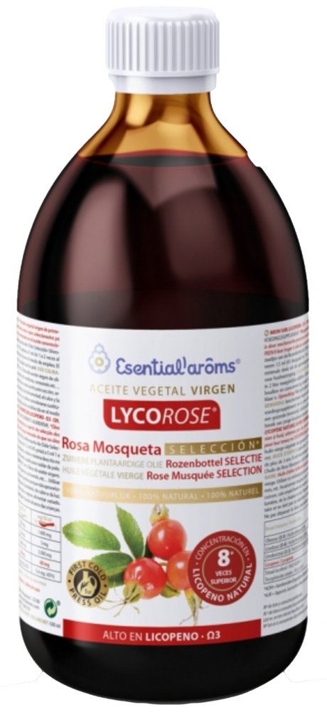 Lycorose - Aceite Vegetal de Rosa Mosqueta · Esential'Aroms · 500 ml