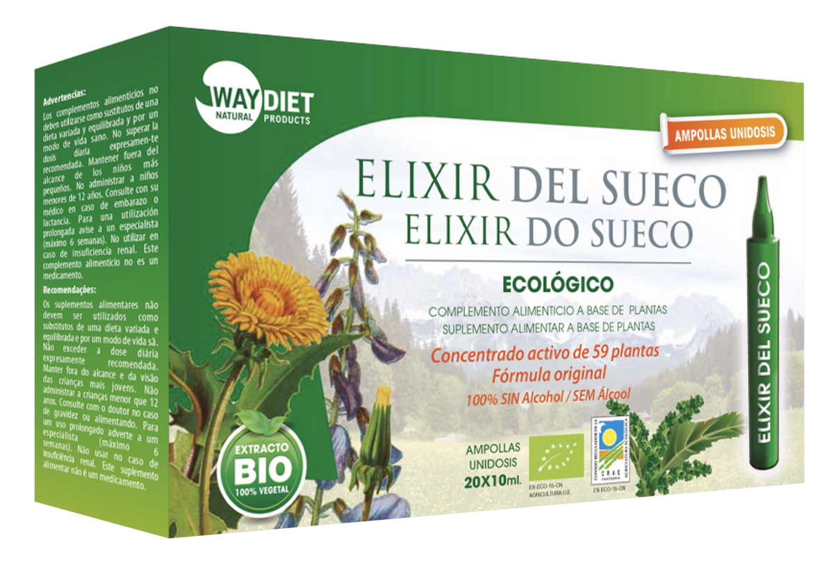 Elixir del Sueco BIO · Waydiet · 20 ampollas