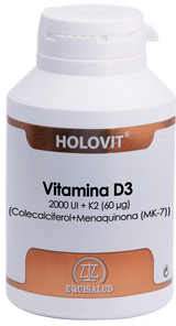 Holovit Vitamina D3 & K2 · Equisalud · 180 cápsulas