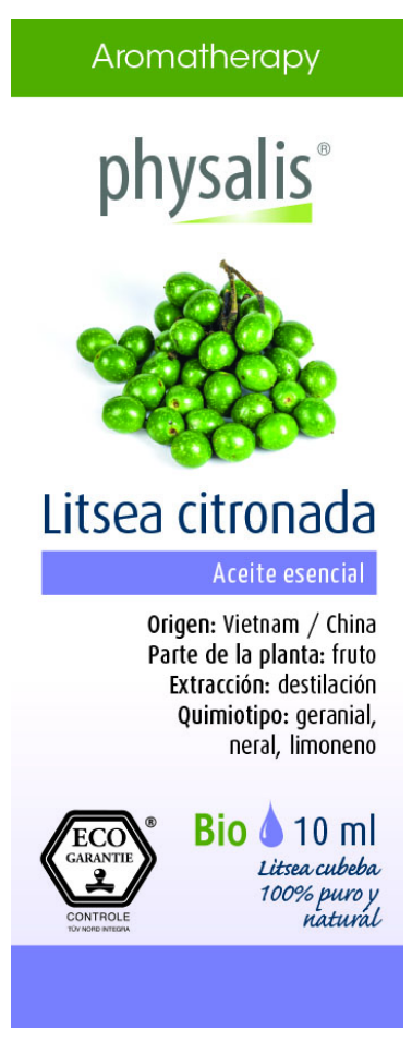 Aceite Esencial de Litsea Citronada · Physalis · 10 ml
