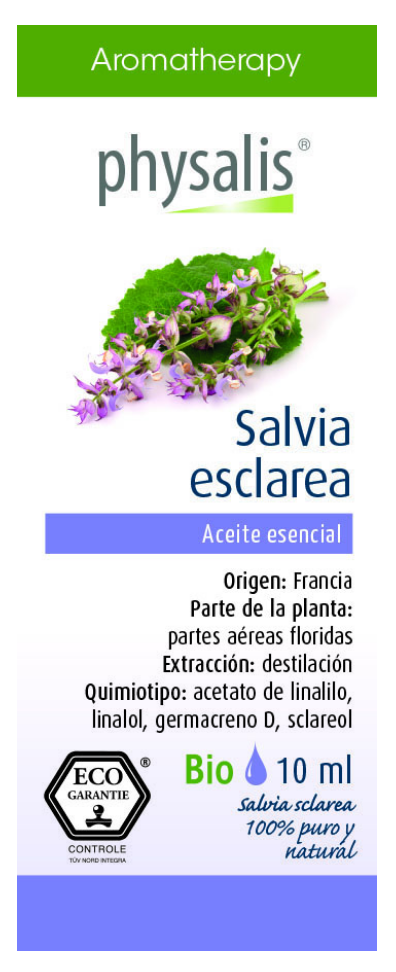 Aceite Esencial de Salvia Esclarea · Physalis · 10 ml