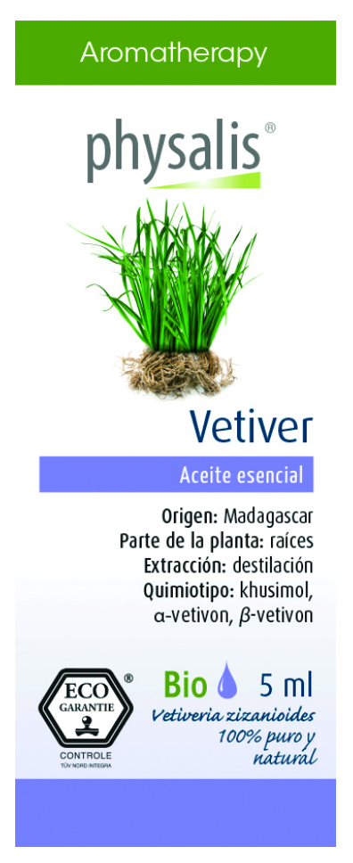 Aceite Esencial de Vetiver · Physalis · 5 ml