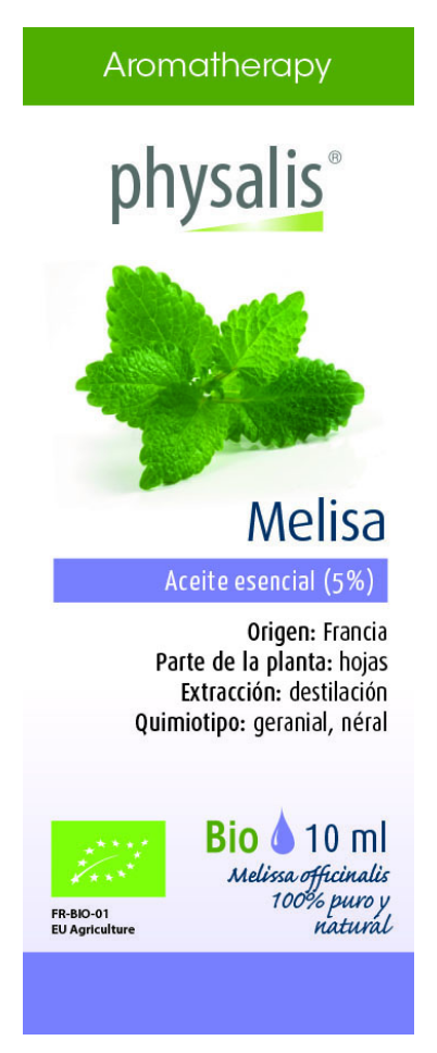 Aceite Esencial de Melisa 5% · Physalis · 10 ml