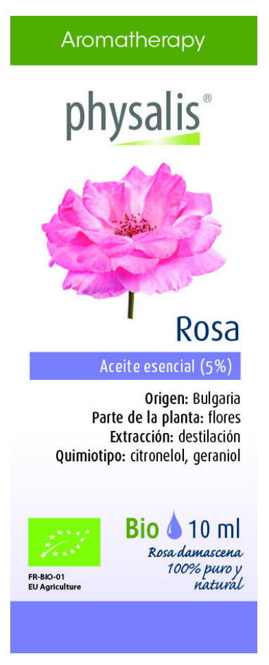 Aceite Esencial de Rosa 5% · Physalis · 10 ml