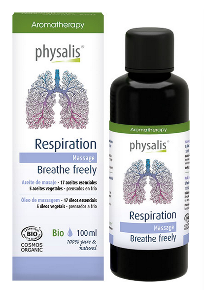 Aceite de Masaje Respiration · Physalis · 100 ml