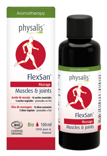 Aceite de Masaje Flexsan · Physalis · 100 ml