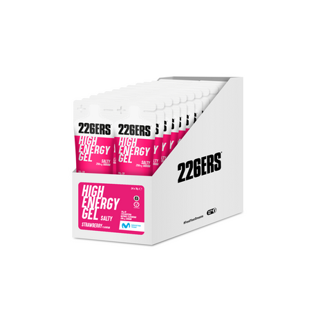 Pack High Energy Gel Fresa Salty · 226ERS · 24×76 gramos