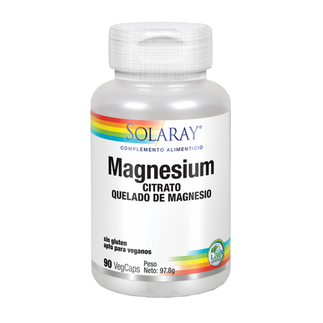Magnesio · Solaray · 90 cápsulas