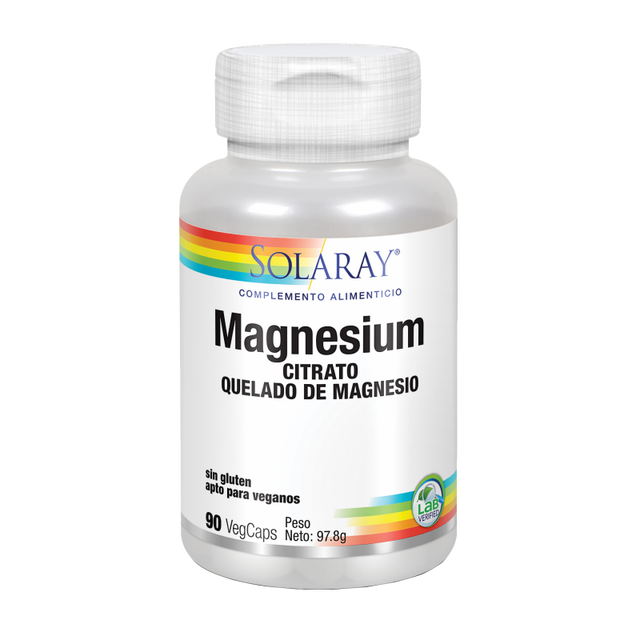 Magnesio · Solaray · 90 cápsulas